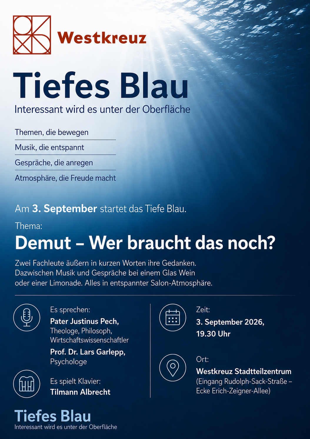 Tiefes Blau – Interessant wird es unter der Oberfläche